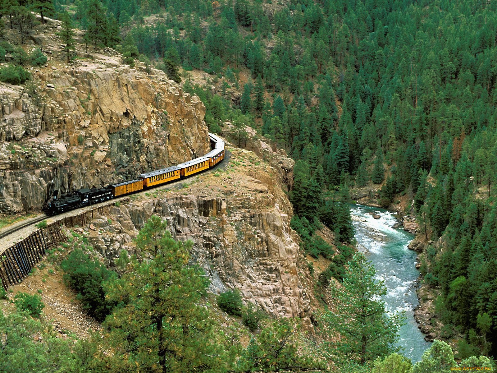 durango, silverton, narrow, gauge, railroad, colorado, , 